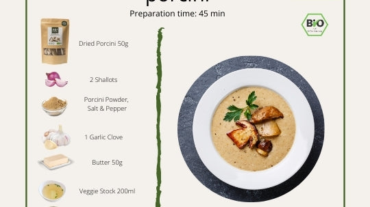 Vellutata di funghi porcini