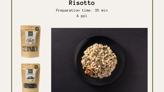 Porcini & Black Trumpet Healthy Risotto