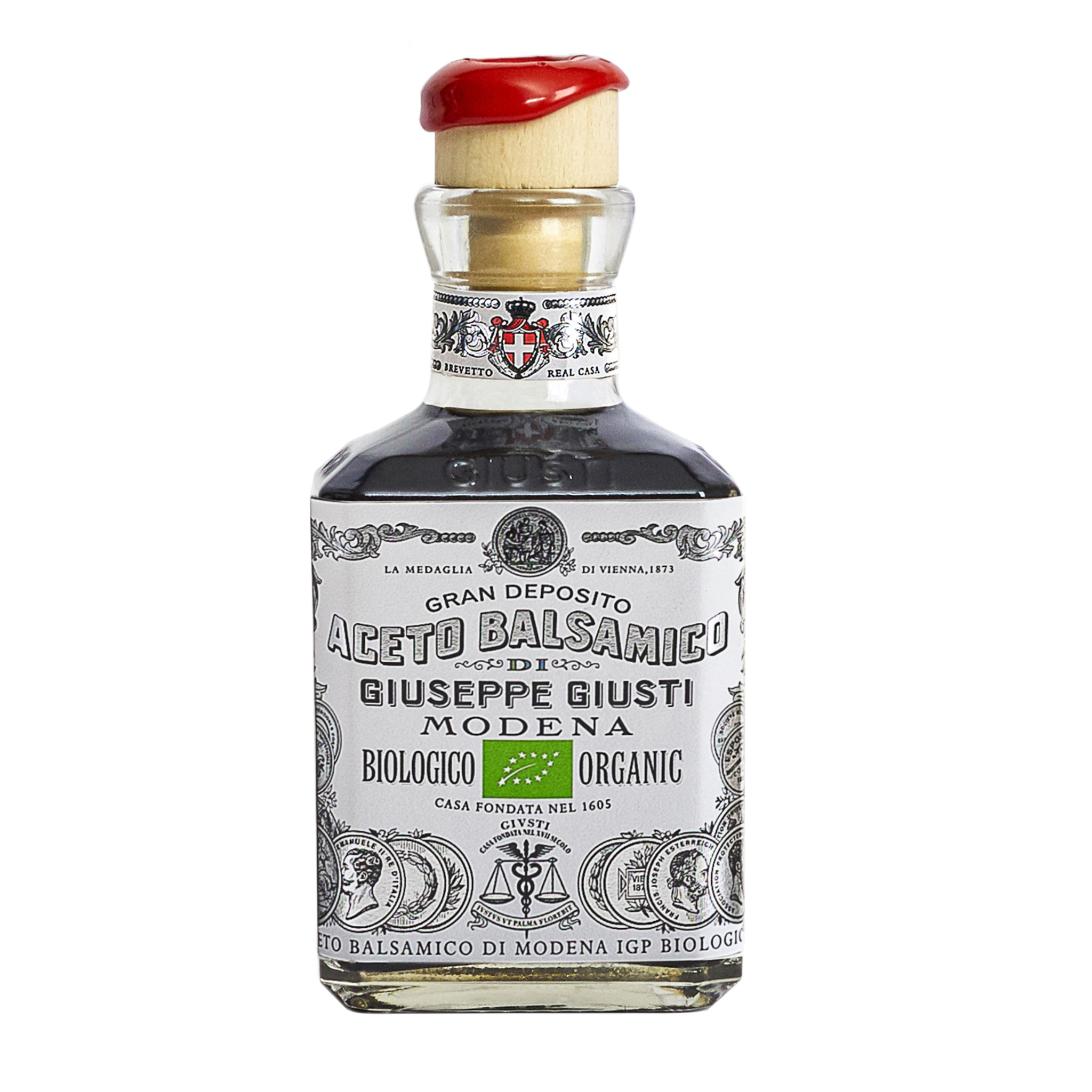 Giusti Balsamico di Modena IGP – Premium Italian balsamic vinegar bottle. Awarded with silver medal.