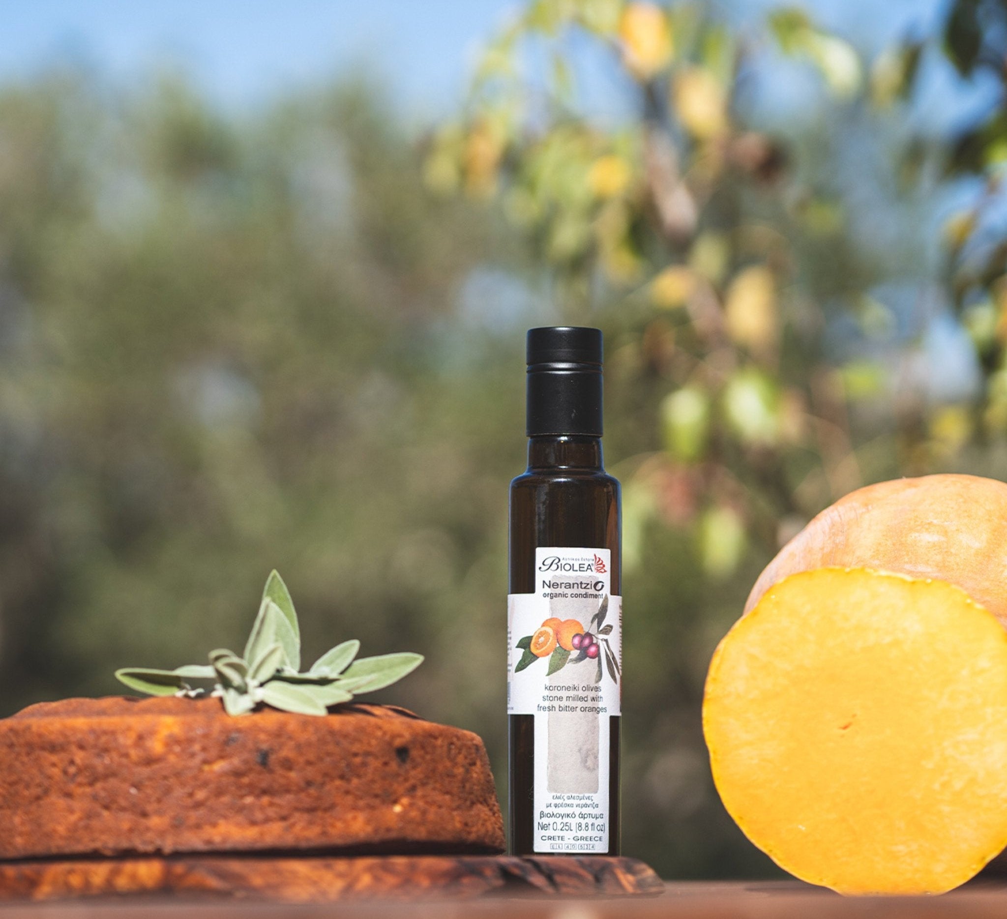 BIOLEA organic olive oil with Nerantzi oranges - The Bio Foods