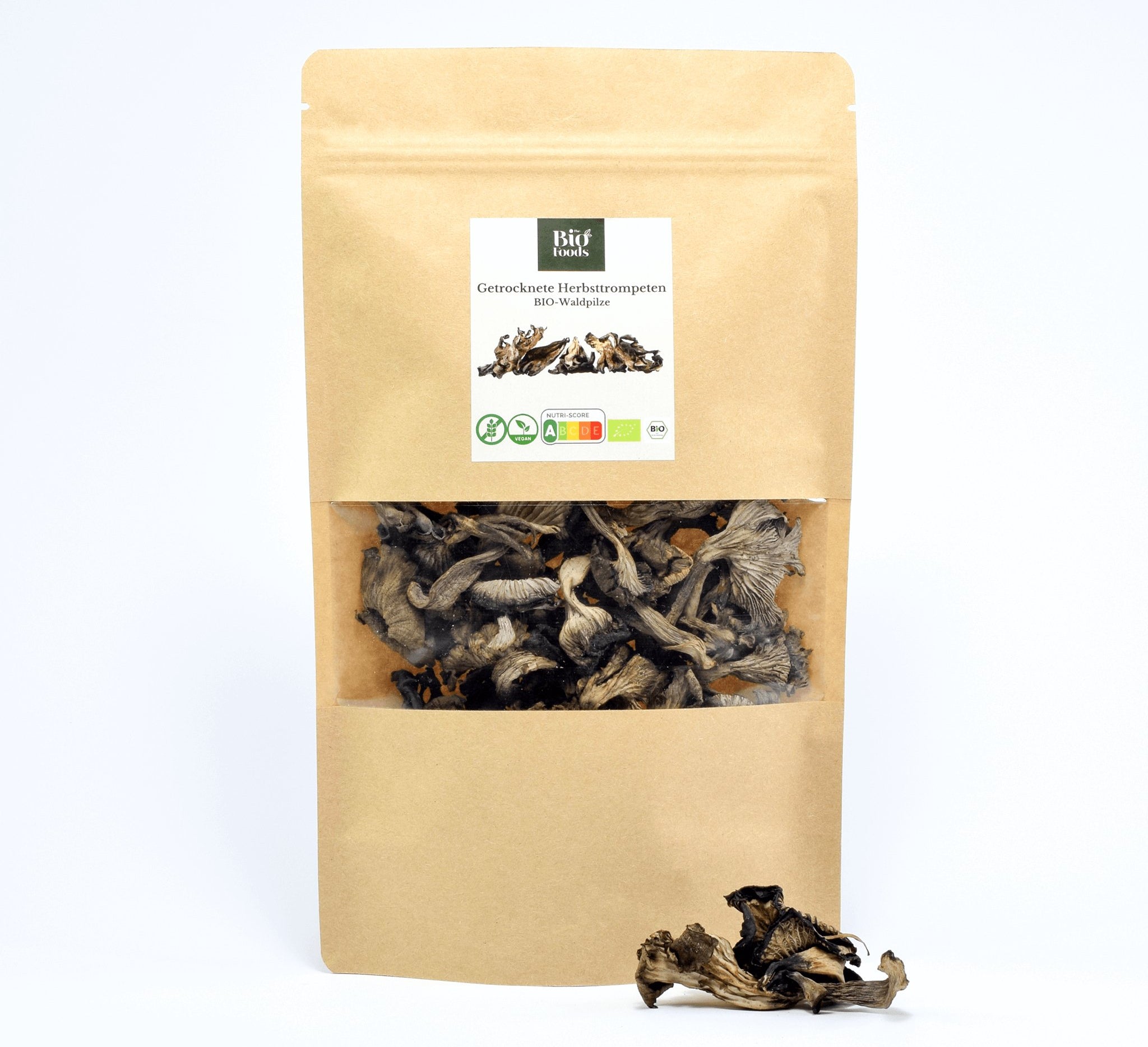 Organic Dried Black Trumpet - The Bio Foods