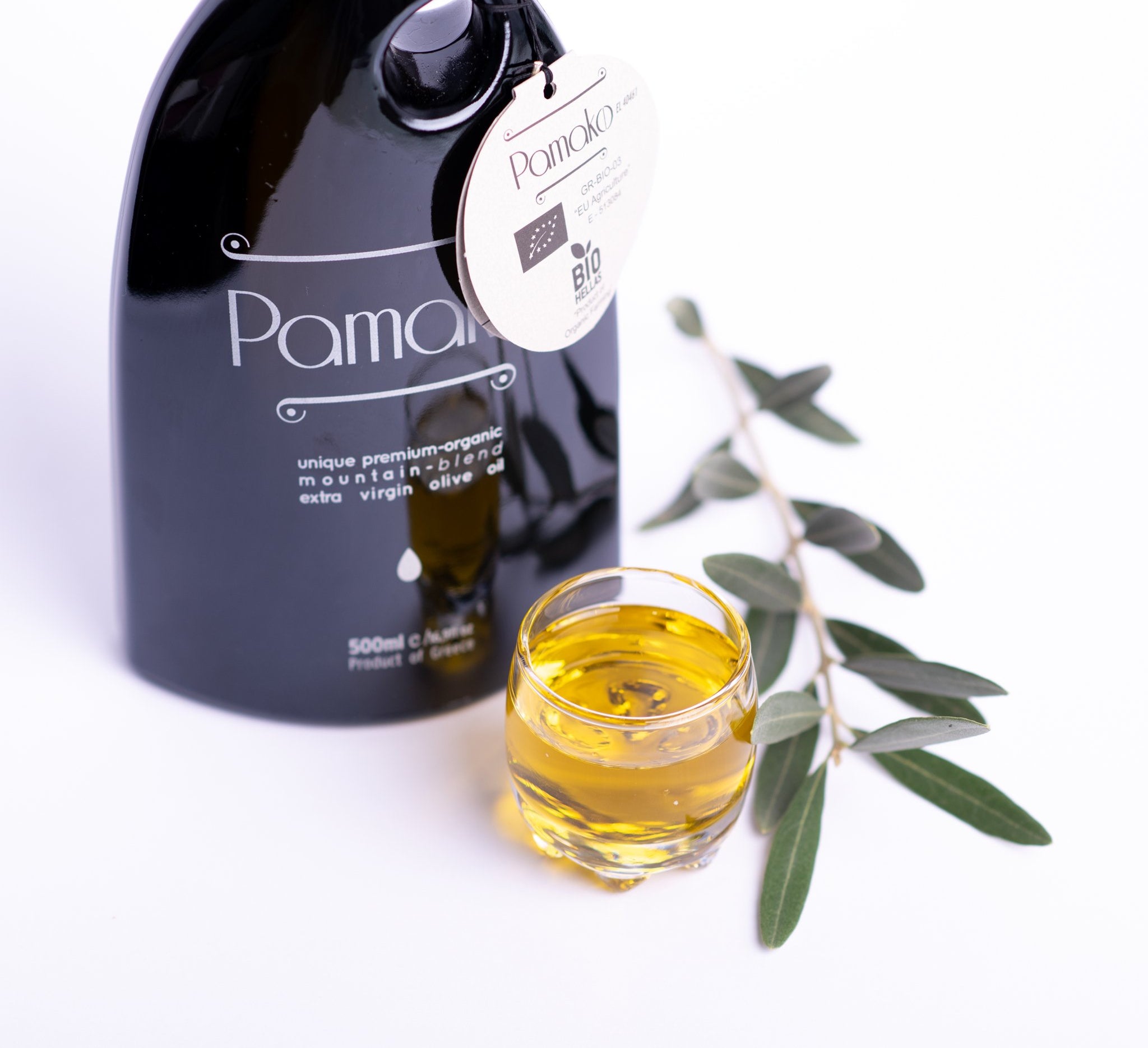 Organic EVOO test winner | Pamako Premium Olive Oils | Best Greek Olive Oil| Pamako Blend | The Bio Foods Berlin