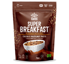 Super Breakfast Cacao & Hazelnut Butter – organic gluten-free oat and nut mix for a creamy porridge.